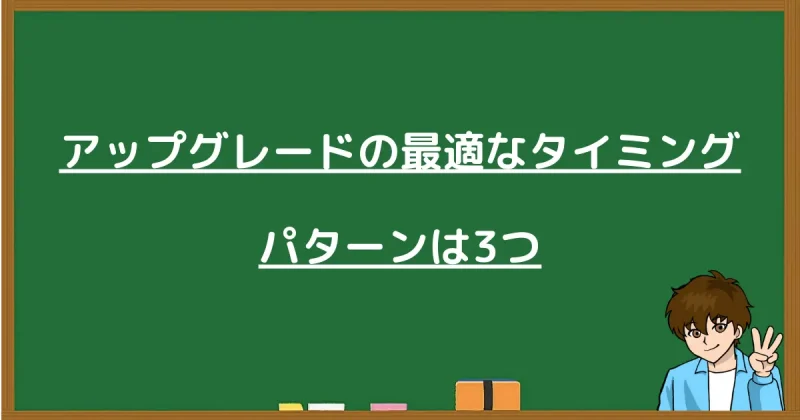 プロラインを有料プランへアップグレードする最適なタイミング3パターンの解説。