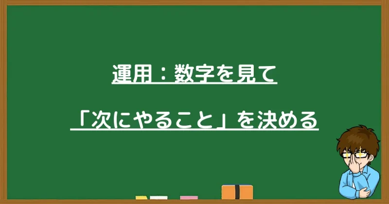 プロラインフリーの運用：数値データを分析して「次にやること」を正しく決める方法